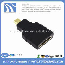 Gold Plated HDMI Female to Micro HDMI Male adapter Coupler